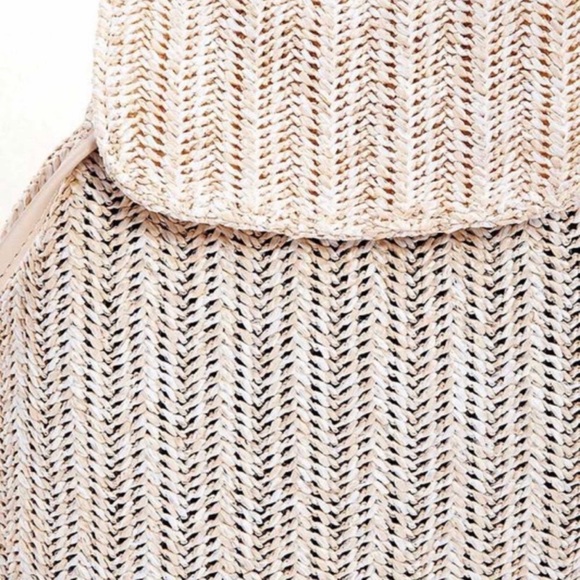 NWT Cute Woven Backpack - Picture 4 of 5